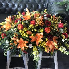 Autumnal Casket Spray