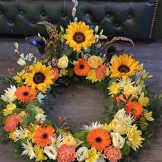 Staged Garden Wreath