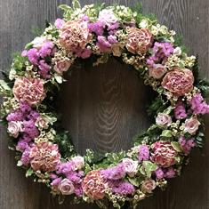 Lilac &amp; Purple Wreath