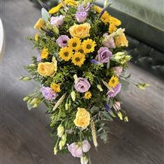 Purple &amp; Gold Single Ended Spray