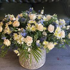 Summer Garden Casket Spray