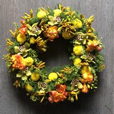 Yellow &amp; Orange Wreath 
