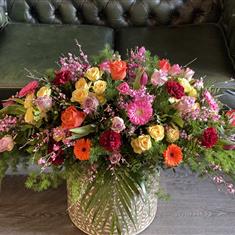Vibrant Casket Spray