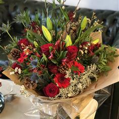 Luxury Staged Christmas Bouquet 