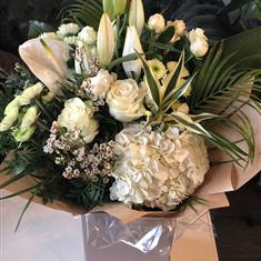 Extra Large White Hand Tied