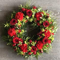 Red &amp; Green Wreath