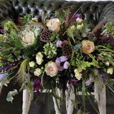 A Garden Inspired Casket Spray 