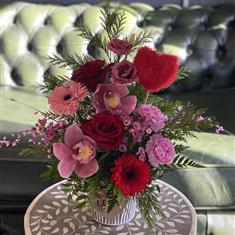 Heart Pot Arrangement