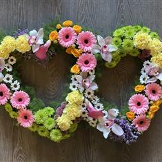 Bright Double Heart