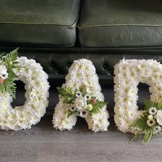 DAD Tribute With Garden Inspired Sprays
