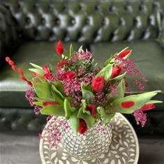 Danish Designer Lene Bjerre Silver Vase Arrangement