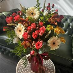 Autumn Inspired Vase Arrangement 
