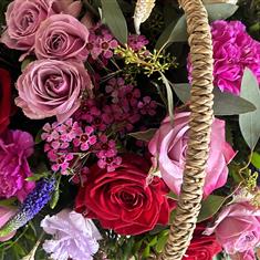 Red &amp; Pink Basket